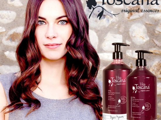 Vita Toscana - UVA - HROZNO. Šampón 1000ml. Prírodný a organický pigment.